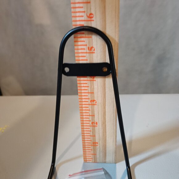 Plate Wall Hangers Black New with Hardware Set of 6 New - Picture 2 of 7